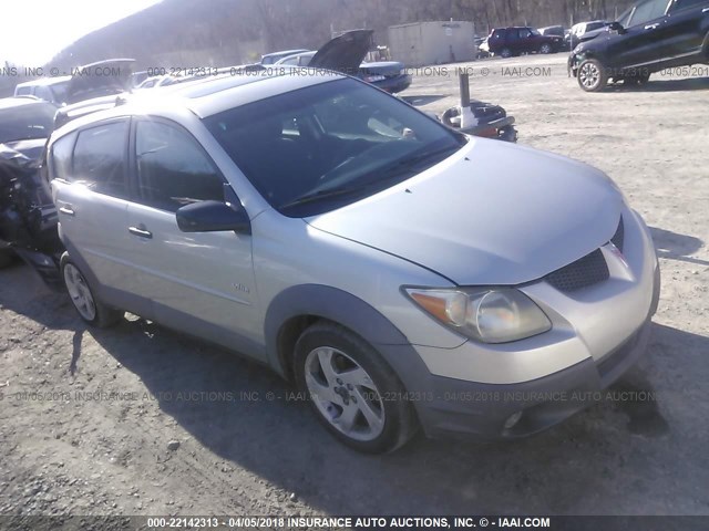 5Y2SL62843Z402268 - 2003 PONTIAC VIBE SILVER photo 1