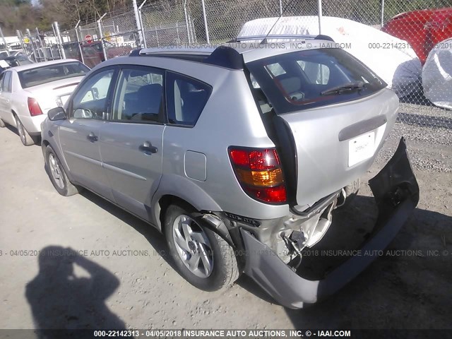 5Y2SL62843Z402268 - 2003 PONTIAC VIBE SILVER photo 3