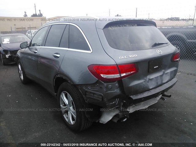 WDC0G4JB5GF067214 - 2016 MERCEDES-BENZ GLC 300 GRAY photo 3