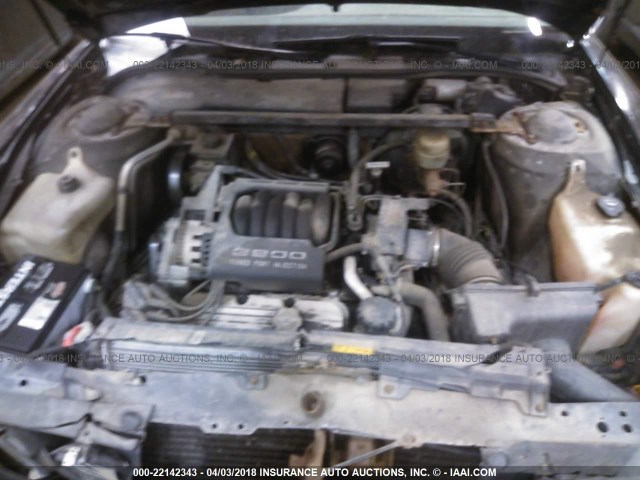 1G2HX53L7P1304209 - 1993 PONTIAC BONNEVILLE SE BLACK photo 10