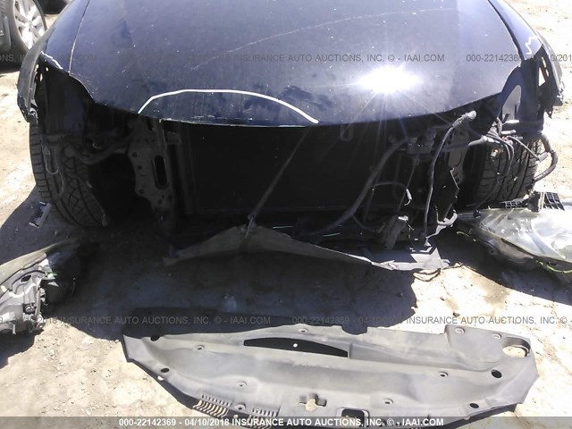 JTHBE262085018607 - 2008 LEXUS IS 350 BLACK photo 6