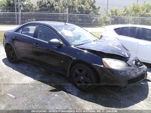 1G2ZG57B384137157 - 2008 PONTIAC G6 SE BLACK photo 1