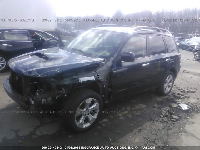 JF2SH666X9H774434 - 2009 SUBARU FORESTER 2.5XT LIMITED BLACK photo 2