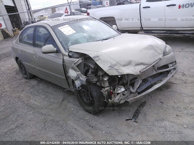 KMHDN46D05U953825 - 2005 HYUNDAI ELANTRA GLS/GT BEIGE photo 1