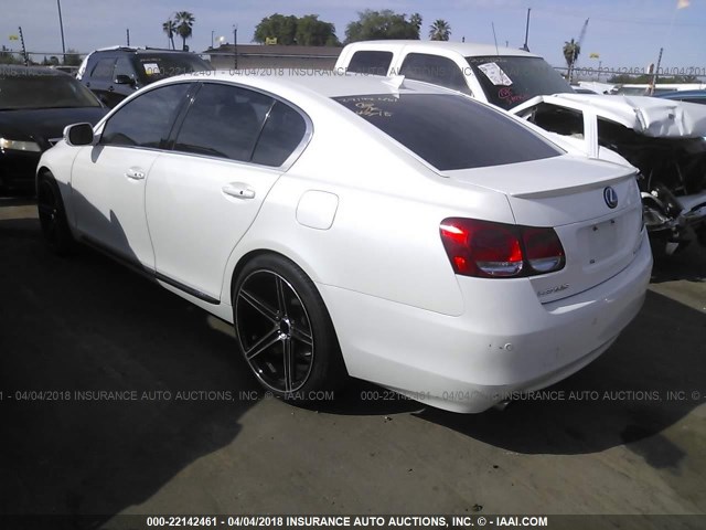 JTHBC96S295018074 - 2009 LEXUS GS 450H WHITE photo 3