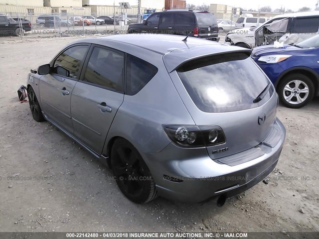 JM1BK344161527985 - 2006 MAZDA 3 HATCHBACK BLACK photo 3