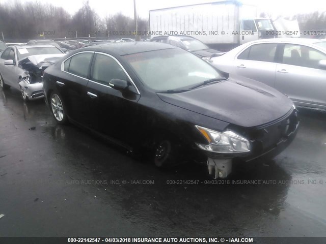 1N4AA5AP8BC832980 - 2011 NISSAN MAXIMA S/SV BLACK photo 1