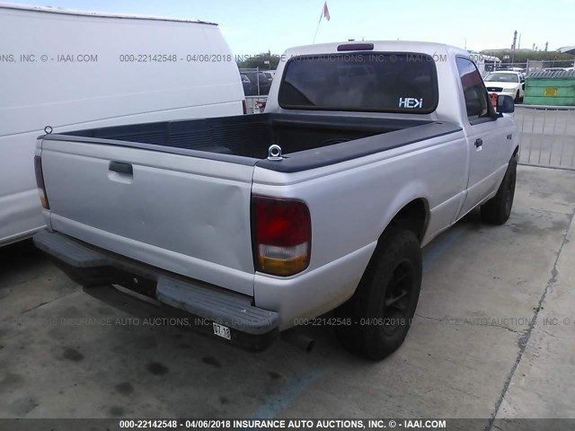 1FTCR10A6PTA88806 - 1993 FORD RANGER SILVER photo 4