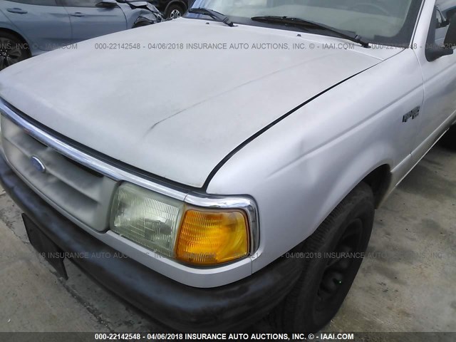 1FTCR10A6PTA88806 - 1993 FORD RANGER SILVER photo 6