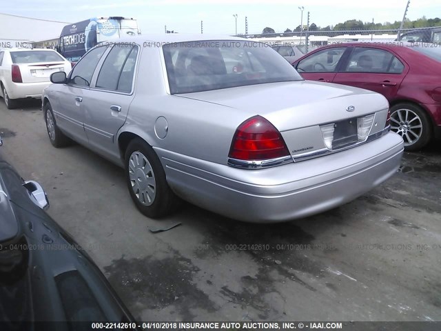 2FAFP71V58X114278 - 2008 FORD CROWN VICTORIA POLICE INTERCEPTOR SILVER photo 3