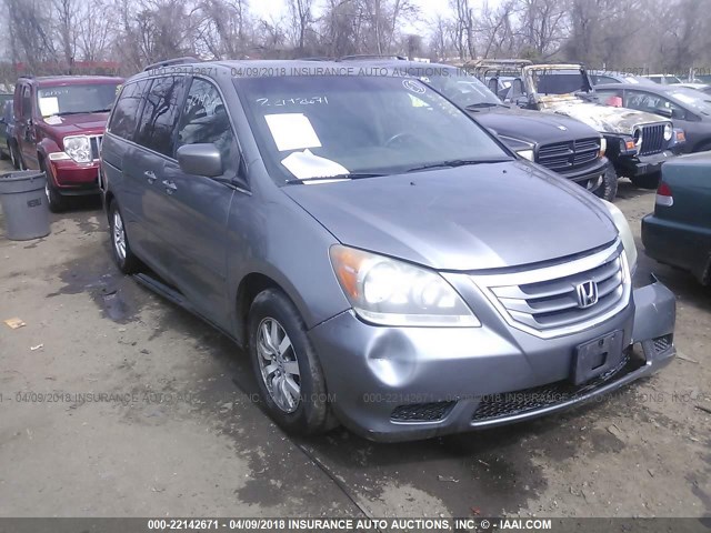 5FNRL38609B403760 - 2009 HONDA ODYSSEY EXL GRAY photo 1