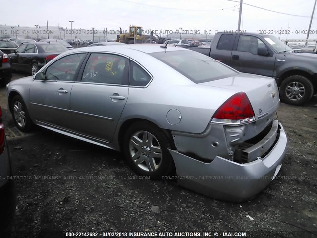 2G1WB5E35E1166765 - 2014 CHEVROLET IMPALA LIMITED LT SILVER photo 3