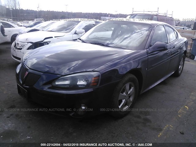 2G2WP552471206261 - 2007 PONTIAC GRAND PRIX PURPLE photo 2