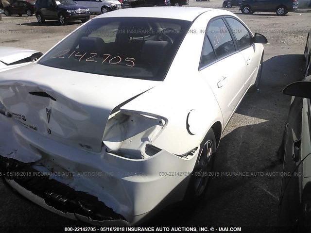 1G2ZG558664194330 - 2006 PONTIAC G6 SE1 WHITE photo 4