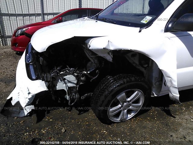 KNDJF724797562493 - 2009 KIA SPORTAGE LX WHITE photo 6