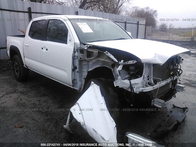 3TMCZ5AN9HM056702 - 2017 TOYOTA TACOMA DBL CAB/SR/TRDSPT/OR/PRO თეთრი ფოტო 1
