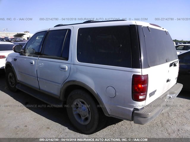 1FMRU17L72LA23354 - 2002 FORD EXPEDITION EDDIE BAUER WHITE photo 3