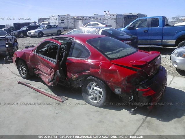 1G2NF12EX1M553059 - 2001 PONTIAC GRAND AM SE1 RED photo 3