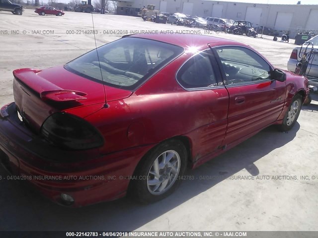 1G2NF12EX1M553059 - 2001 PONTIAC GRAND AM SE1 RED photo 4