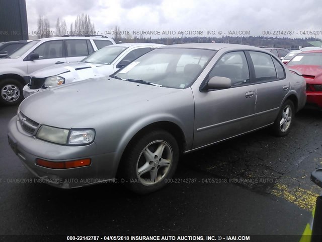 JN1CA21D9XT216884 - 1999 NISSAN MAXIMA GLE/GXE/SE GRAY photo 2