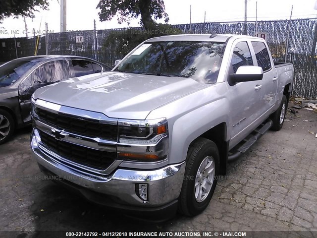 3GCPCREH9HG100999 - 2017 CHEVROLET SILVERADO C1500 LT SILVER photo 2