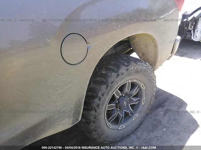 5TFUW5F17DX315047 - 2013 TOYOTA TUNDRA DOUBLE CAB SR5 GRAY photo 6