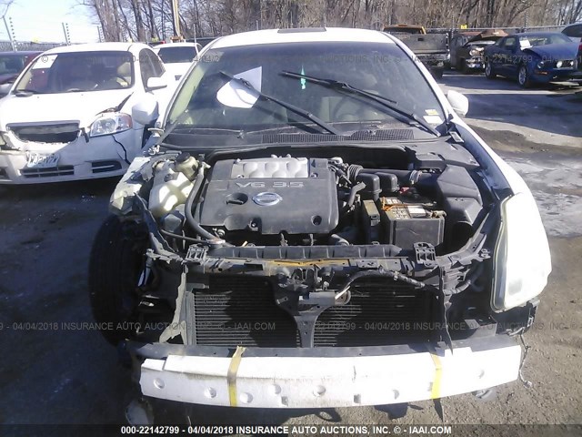 1N4BA41E16C810936 - 2006 NISSAN MAXIMA SE/SL WHITE photo 6