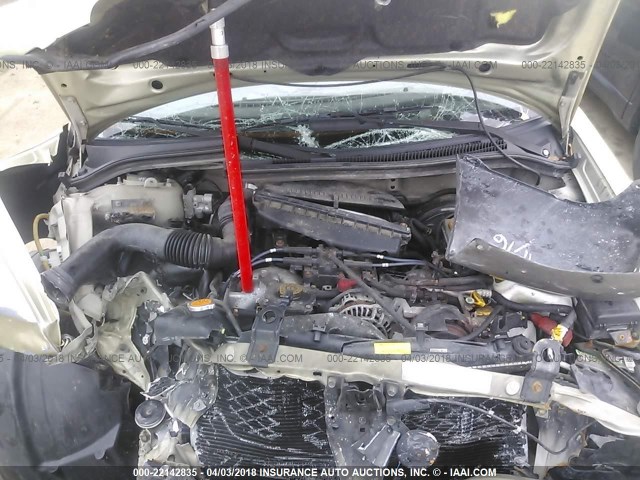 JF1SF65571H733363 - 2001 SUBARU FORESTER S 金色 照片 10