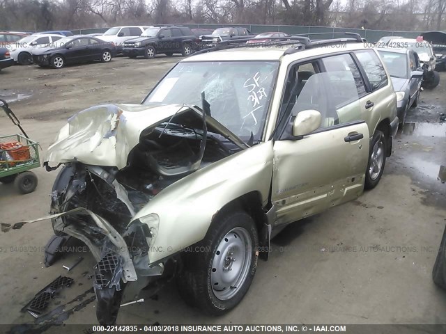 JF1SF65571H733363 - 2001 SUBARU FORESTER S 金色 照片 2