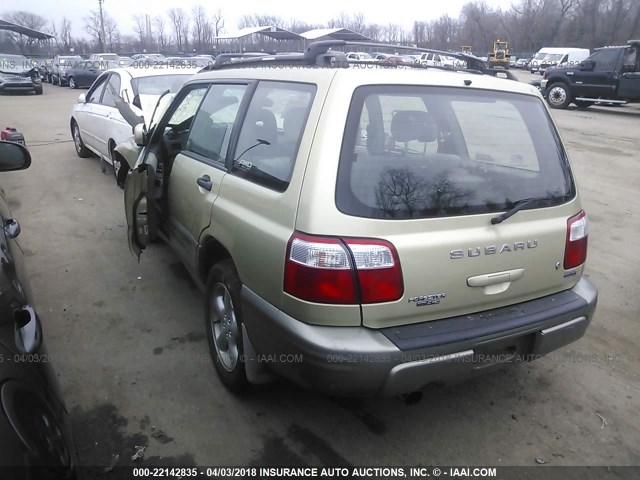 JF1SF65571H733363 - 2001 SUBARU FORESTER S 金色 照片 3