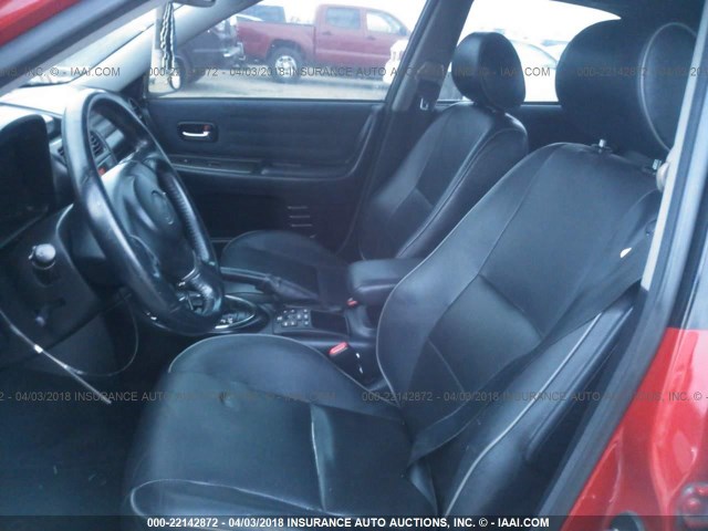 JTHBD192220044395 - 2002 LEXUS IS 300 RED photo 5