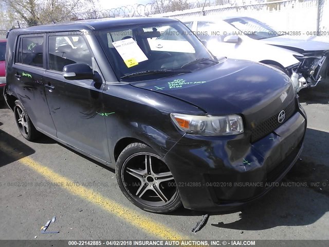 JTLKE50E891080288 - 2009 TOYOTA SCION XB BLACK photo 1