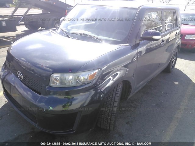 JTLKE50E891080288 - 2009 TOYOTA SCION XB BLACK photo 2