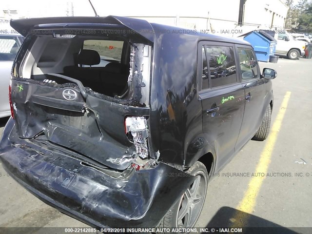 JTLKE50E891080288 - 2009 TOYOTA SCION XB BLACK photo 4