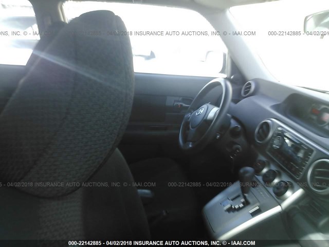 JTLKE50E891080288 - 2009 TOYOTA SCION XB BLACK photo 5