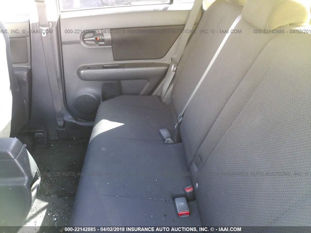 JTLKE50E891080288 - 2009 TOYOTA SCION XB BLACK photo 8