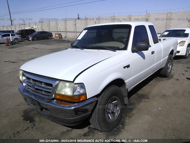 1FTYR14VXYTB31788 - 2000 FORD RANGER SUPER CAB WHITE photo 2