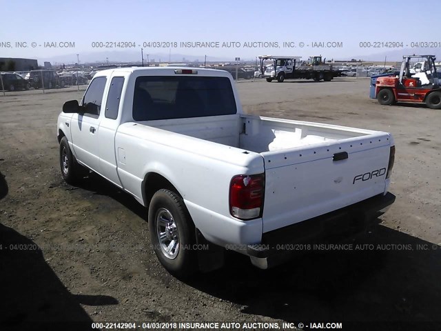 1FTYR14VXYTB31788 - 2000 FORD RANGER SUPER CAB WHITE photo 3