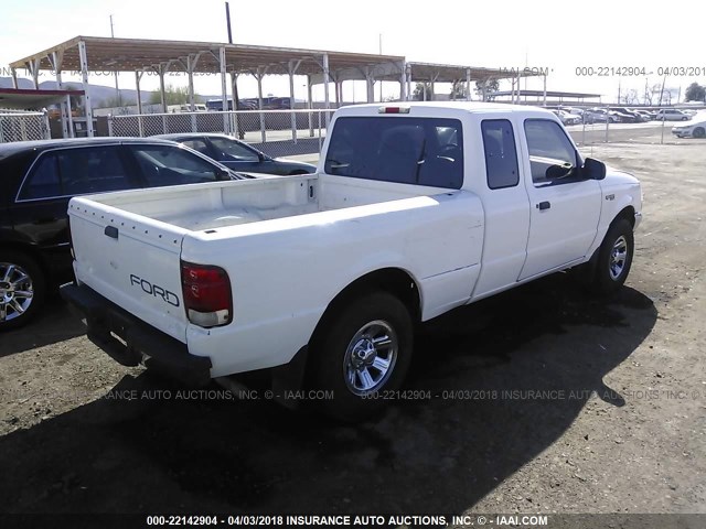 1FTYR14VXYTB31788 - 2000 FORD RANGER SUPER CAB WHITE photo 4