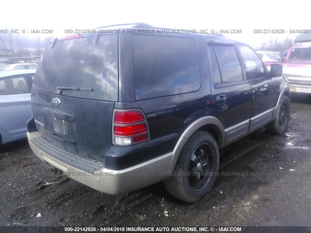 1FMFU18L54LB90803 - 2004 FORD EXPEDITION EDDIE BAUER BLACK photo 4