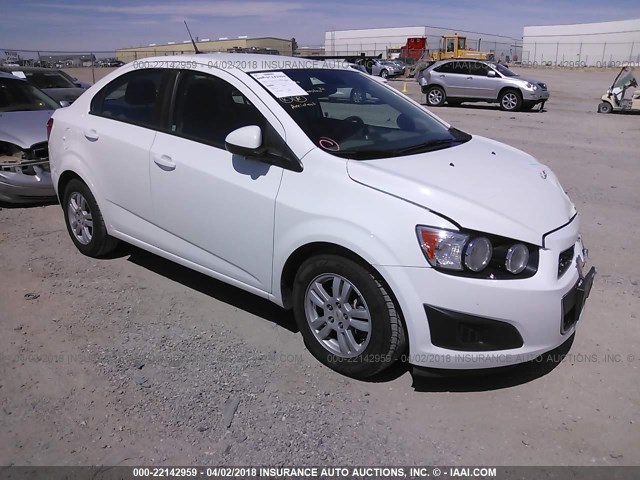 1G1JA5SHXC4135607 - 2012 CHEVROLET SONIC LS 白色 照片 1
