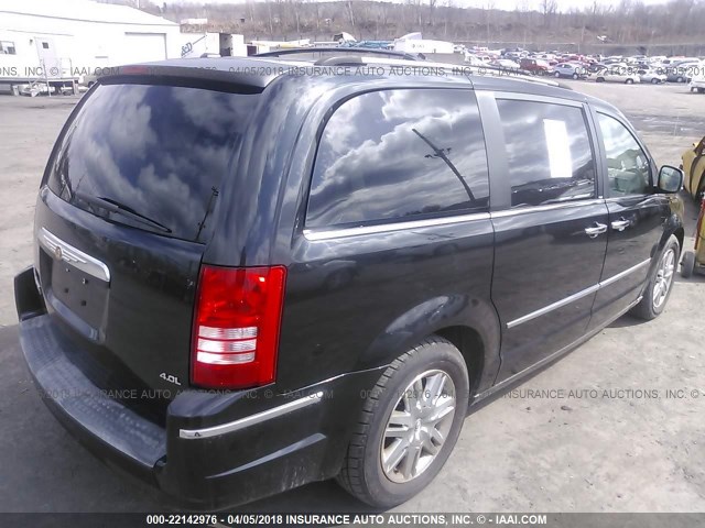 2A8HR64X08R815473 - 2008 CHRYSLER TOWN & COUNTRY LIMITED BLACK photo 4