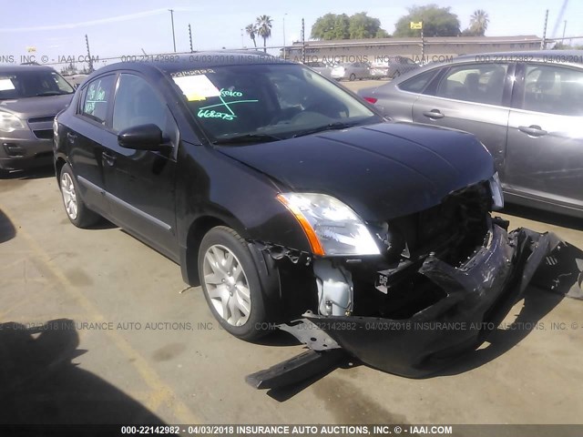 3N1AB6AP2CL668275 - 2012 NISSAN SENTRA 2.0/2.0S/SR/2.0SL Dark Brown photo 1