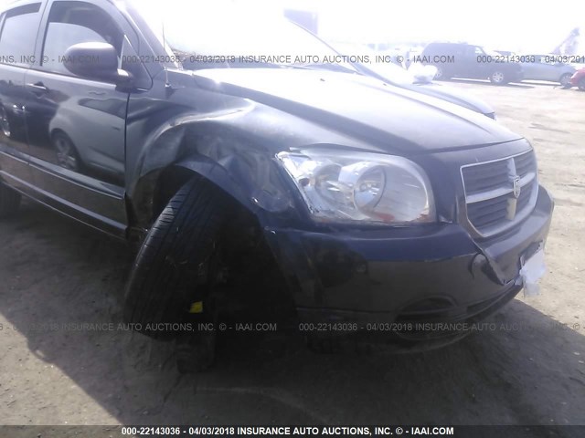 1B3HB48B47D149428 - 2007 DODGE CALIBER SXT BLACK photo 6