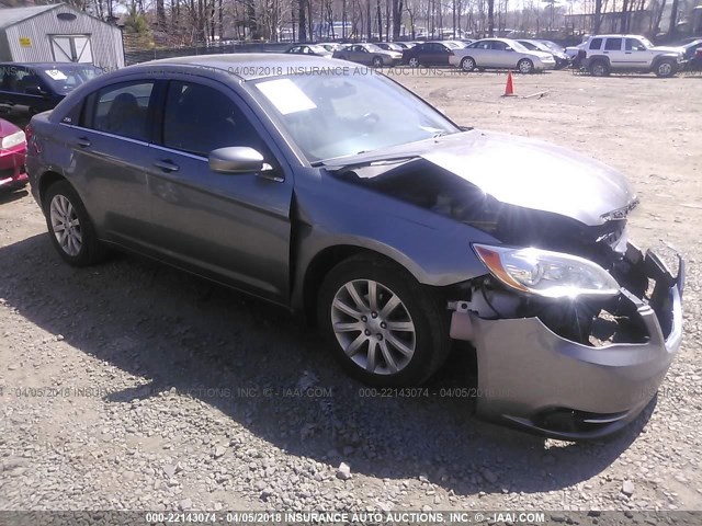 1C3CCBBB2DN545192 - 2013 CHRYSLER 200 TOURING GRAY photo 1