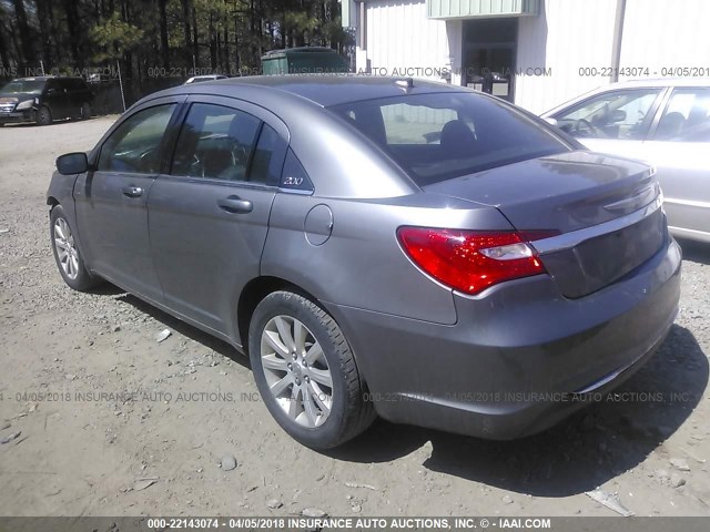 1C3CCBBB2DN545192 - 2013 CHRYSLER 200 TOURING GRAY photo 3