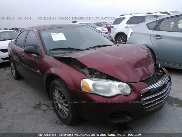 1C3EL56RX5N549509 - 2005 CHRYSLER SEBRING TOURING MAROON photo 1