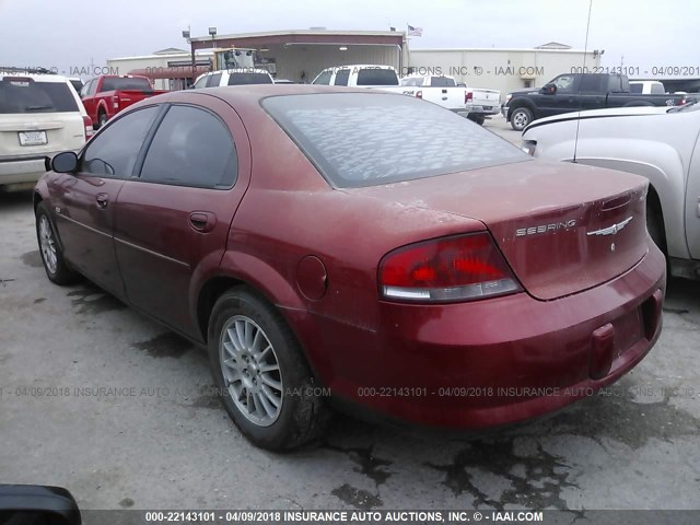 1C3EL56RX5N549509 - 2005 CHRYSLER SEBRING TOURING MAROON photo 3