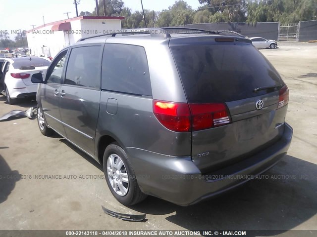 5TDZA23C75S340742 - 2005 TOYOTA SIENNA CE/LE GRAY photo 3