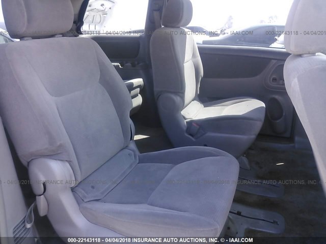 5TDZA23C75S340742 - 2005 TOYOTA SIENNA CE/LE GRAY photo 8